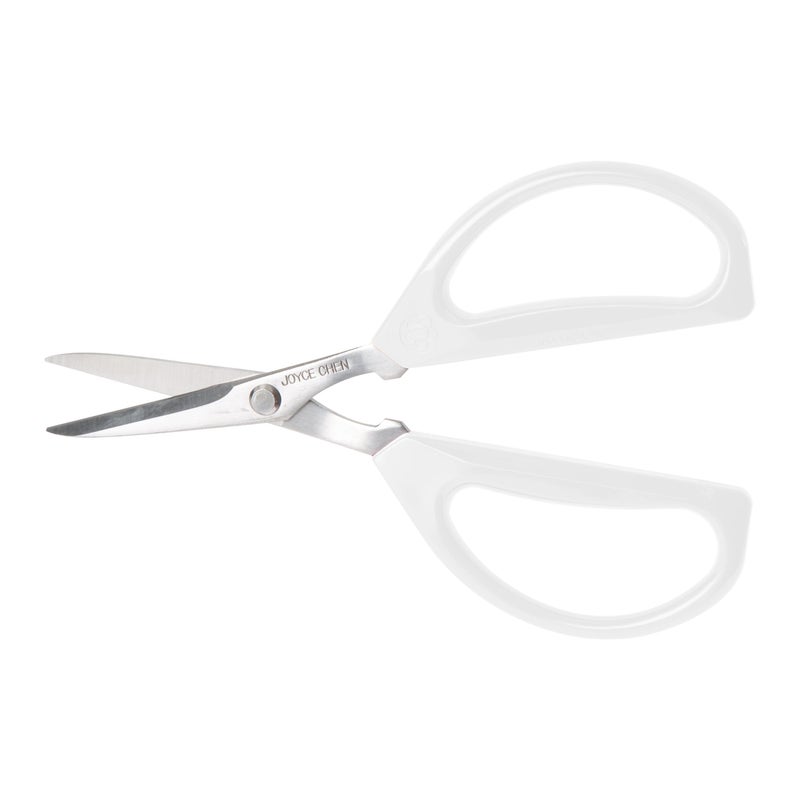 Joyce Chen Original Unlimited Kitchen Scissors All Purpose Kitchen Shears With Comfortable Handles, White 2.0 - Image 1